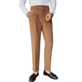 Men's Pleated Button Detail Trousers