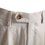 Men's Pleated Buttoned Shorts