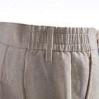 Men's Pleated Buttoned Shorts