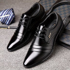 Men's Pleated Derby Shoes