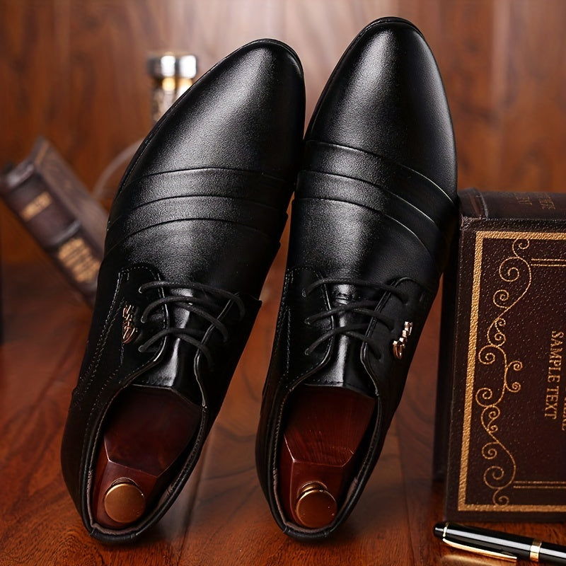 Men's Pleated Derby Shoes