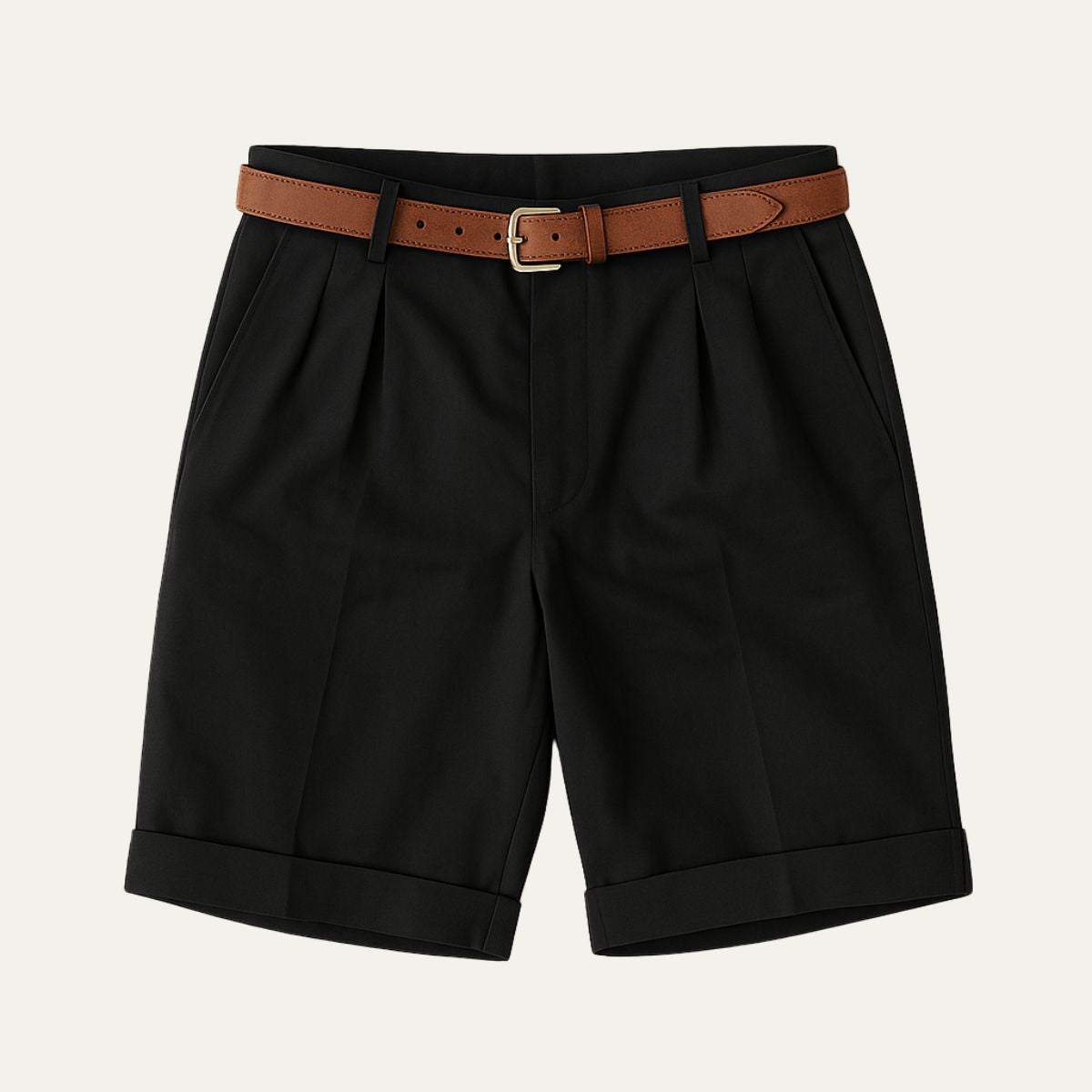 Men's Pleated Tailored Shorts