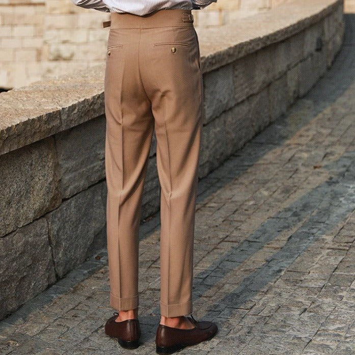 Men's Pleated Trousers
