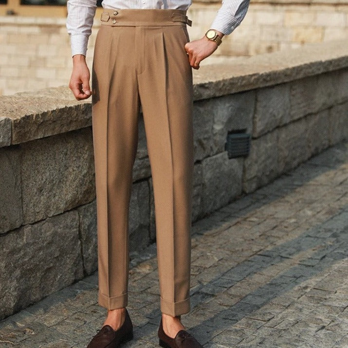 Men's Pleated Trousers