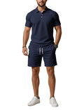 Men's Polo Shirt and Shorts Set