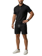 Men's Polo Shirt and Shorts Set