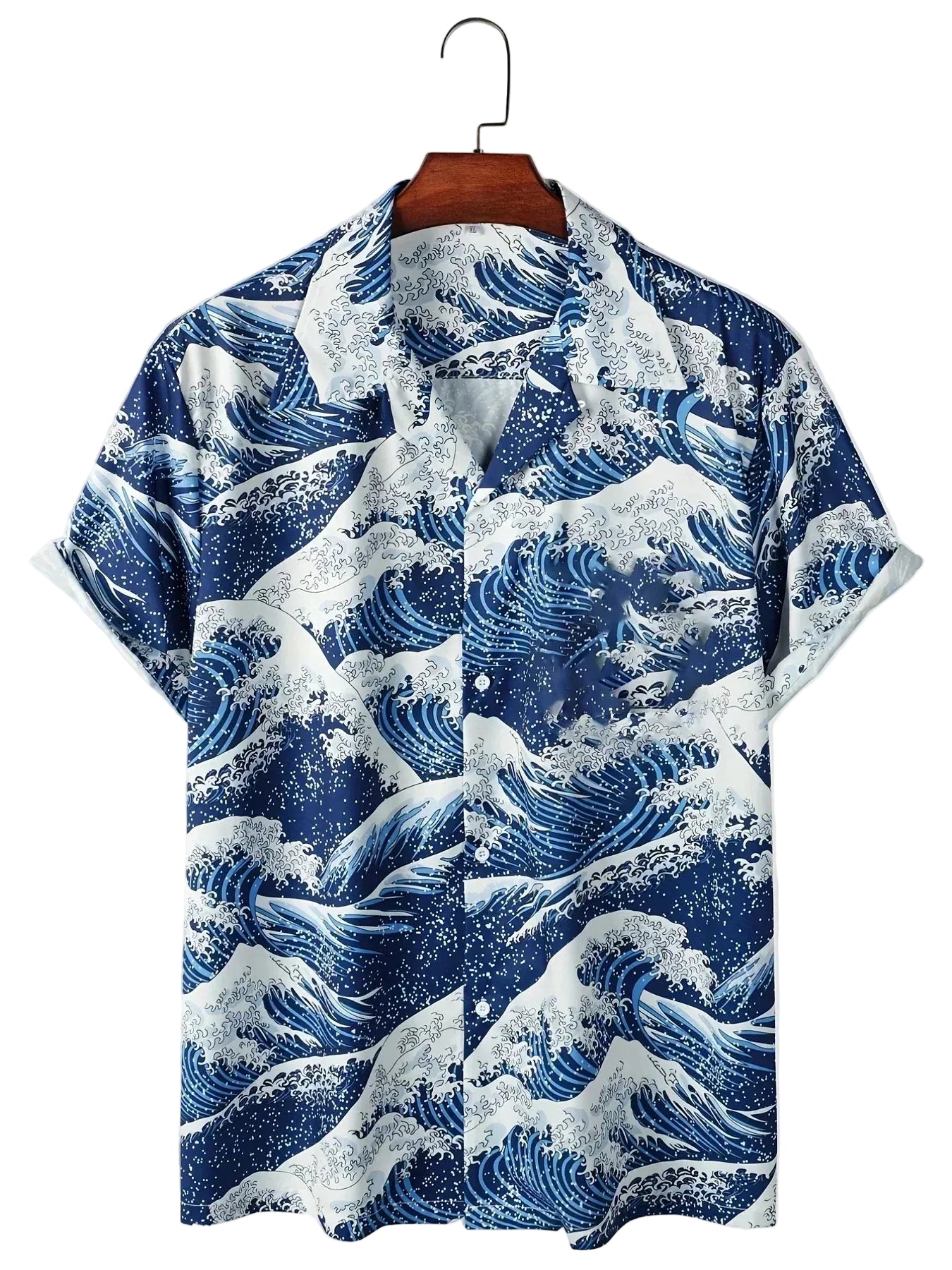 Men's Print Button Shirt