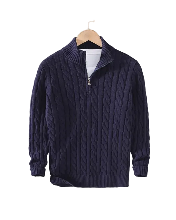 Men's Quarter Zip Sweater