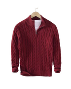 Men's Quarter Zip Sweater