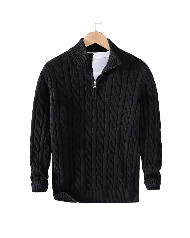Men's Quarter Zip Sweater