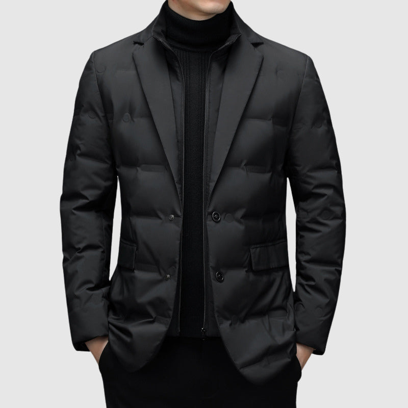 Men's Quilted Blazer Jacket