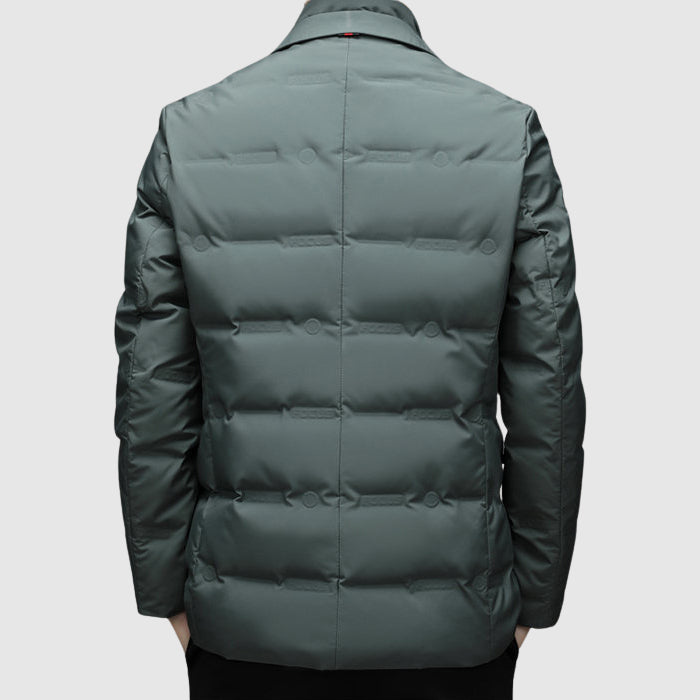 Men's Quilted Blazer Jacket