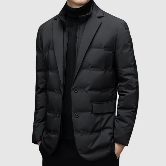 Men's Quilted Blazer Jacket