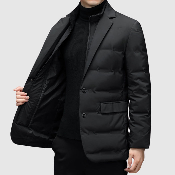 Men's Quilted Blazer Jacket