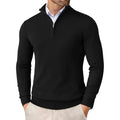 Men's Raised Neck Zip Sweater