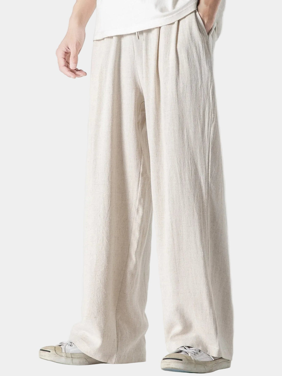 Men's Relaxed Wide Leg Trousers