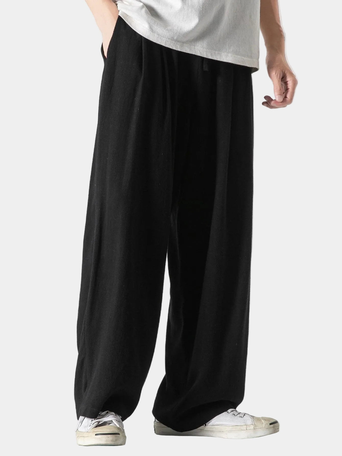 Men's Relaxed Wide Leg Trousers
