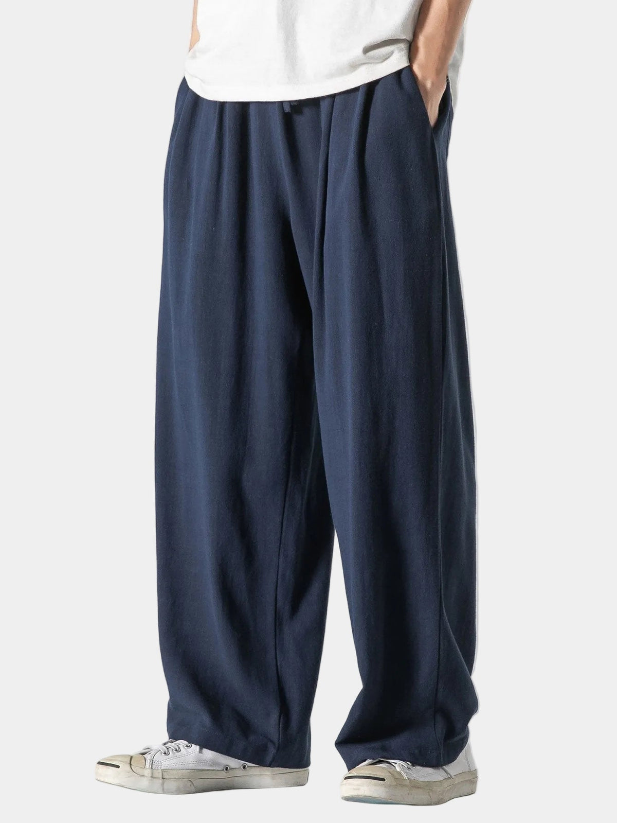 Men's Relaxed Wide Leg Trousers
