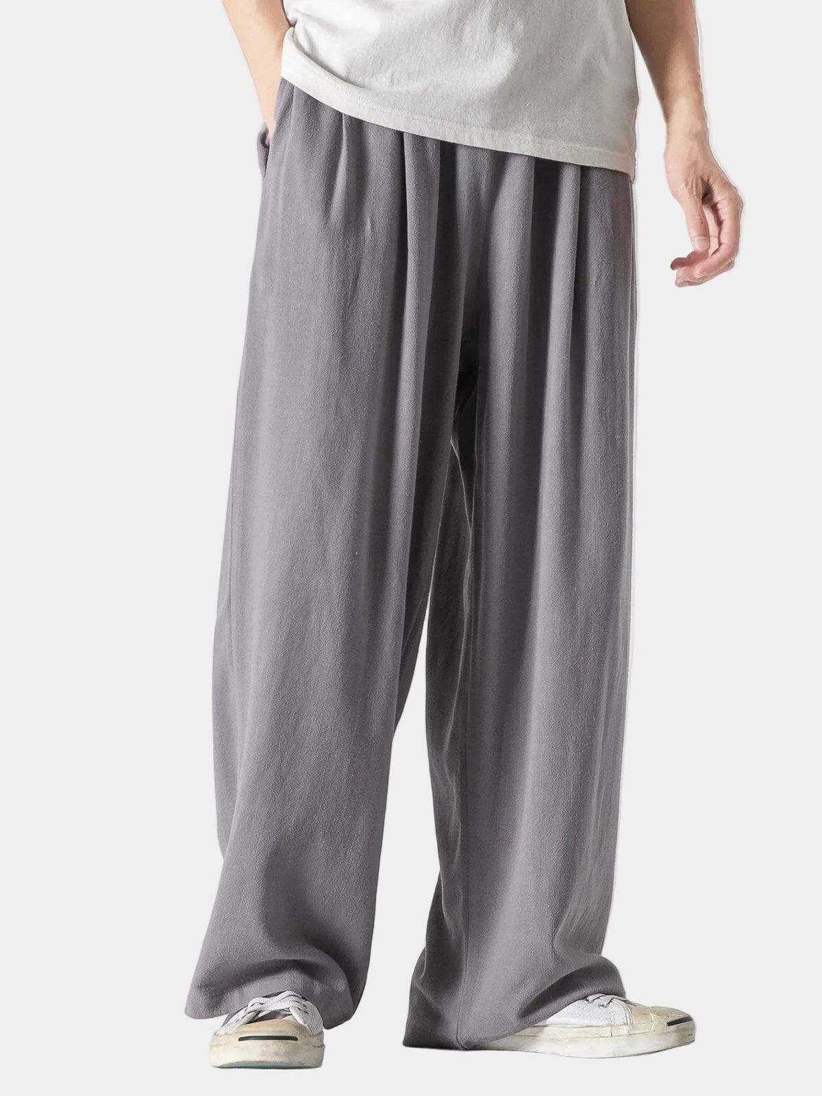 Men's Relaxed Wide Leg Trousers