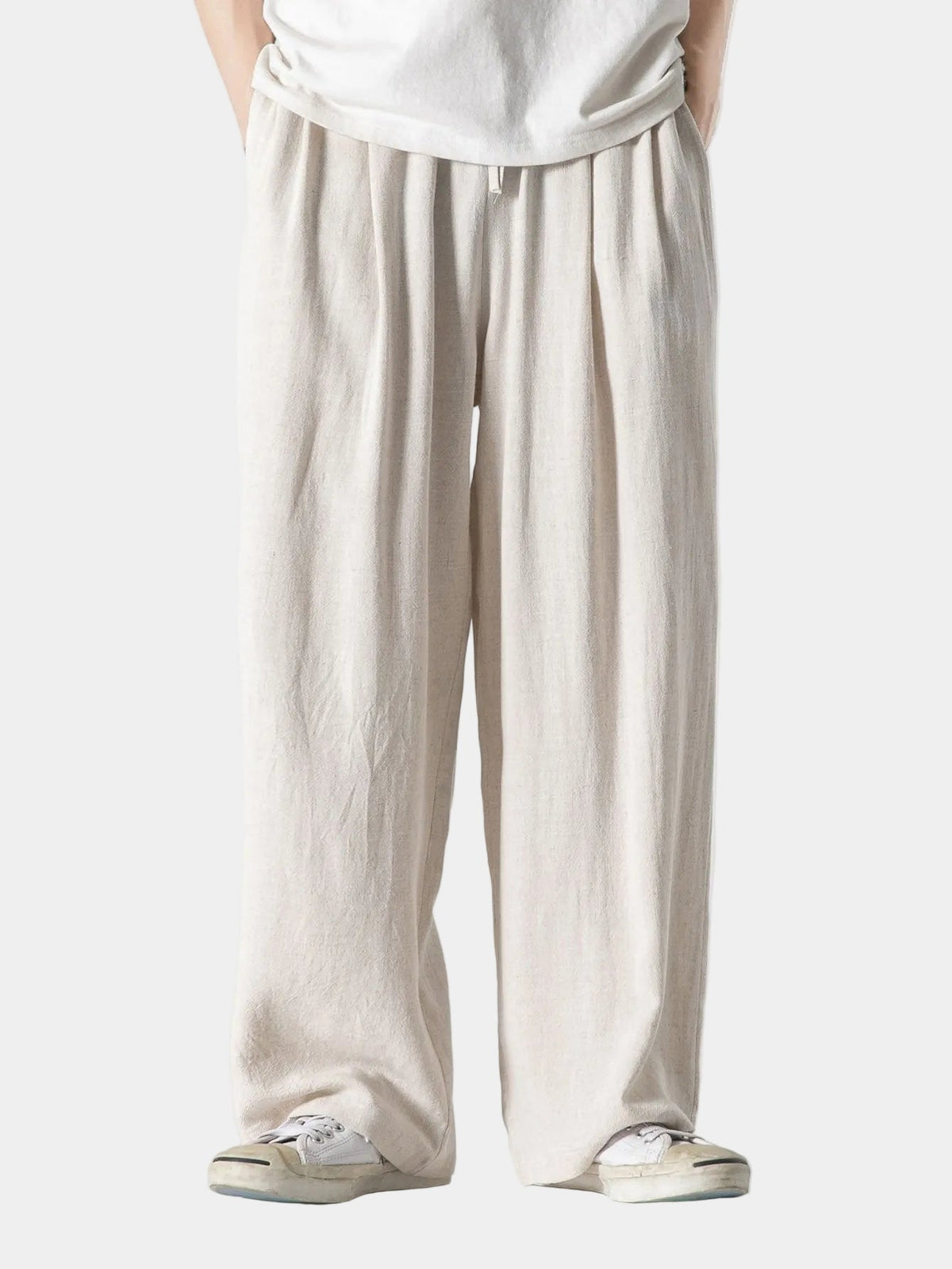 Men's Relaxed Wide Leg Trousers