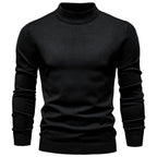 Men's Ribbed High Neck Jumper