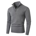 Men's Ribbed Quarter-Zip Jumper
