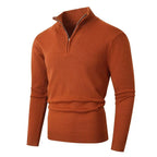Men's Ribbed Quarter-Zip Jumper