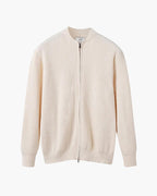 Men's Ribbed Zip-Up Cardigan