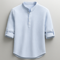 Men's Roll-Up Sleeve Grandad Shirt