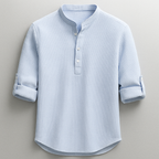 Men's Roll-Up Sleeve Grandad Shirt