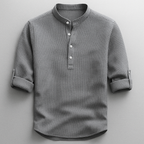 Men's Roll-Up Sleeve Grandad Shirt