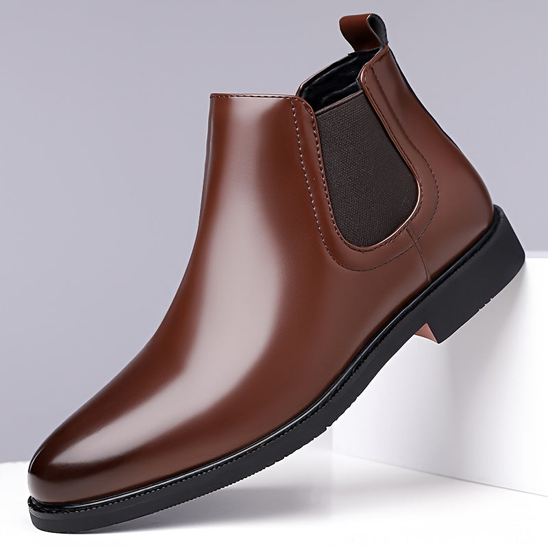 Men's Rounded Toe Chelsea Boots