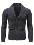 Men's Shawl Collar Cardigan