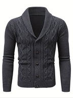 Men's Shawl Collar Cardigan