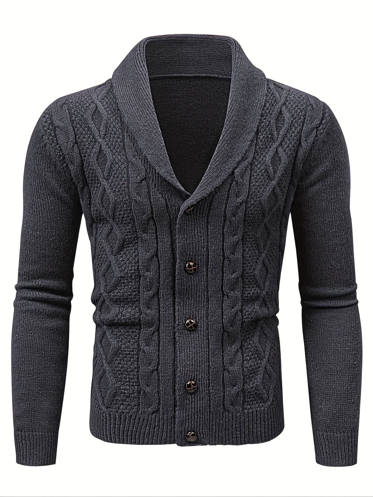 Men's Shawl Collar Cardigan