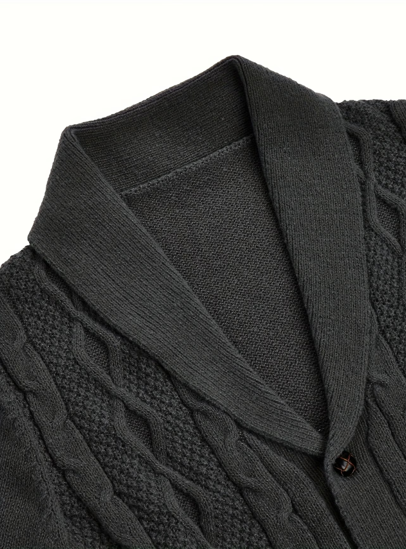 Men's Shawl Collar Cardigan