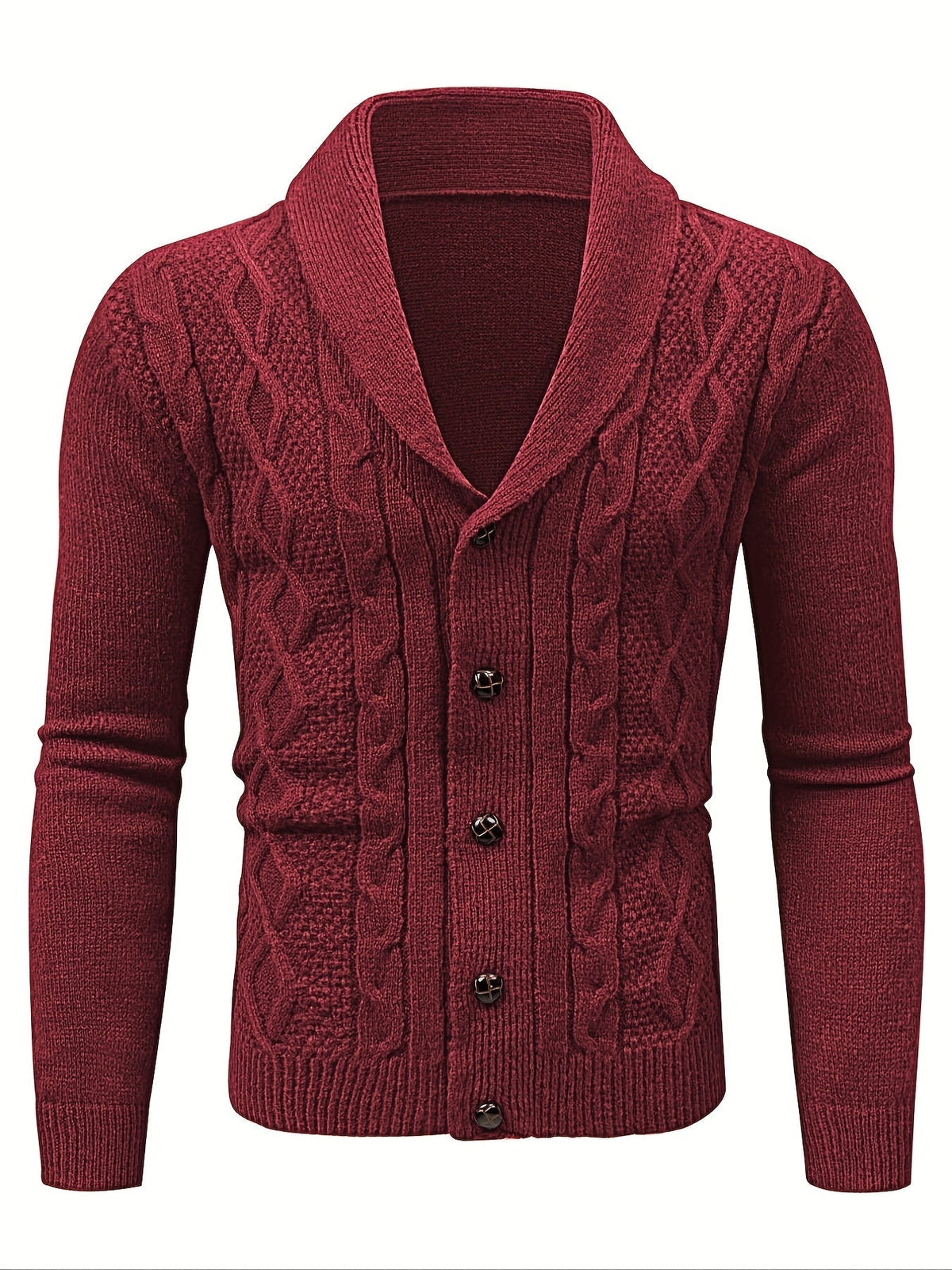 Men's Shawl Collar Cardigan