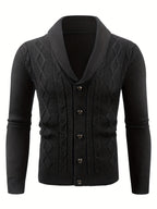 Men's Shawl Collar Cardigan