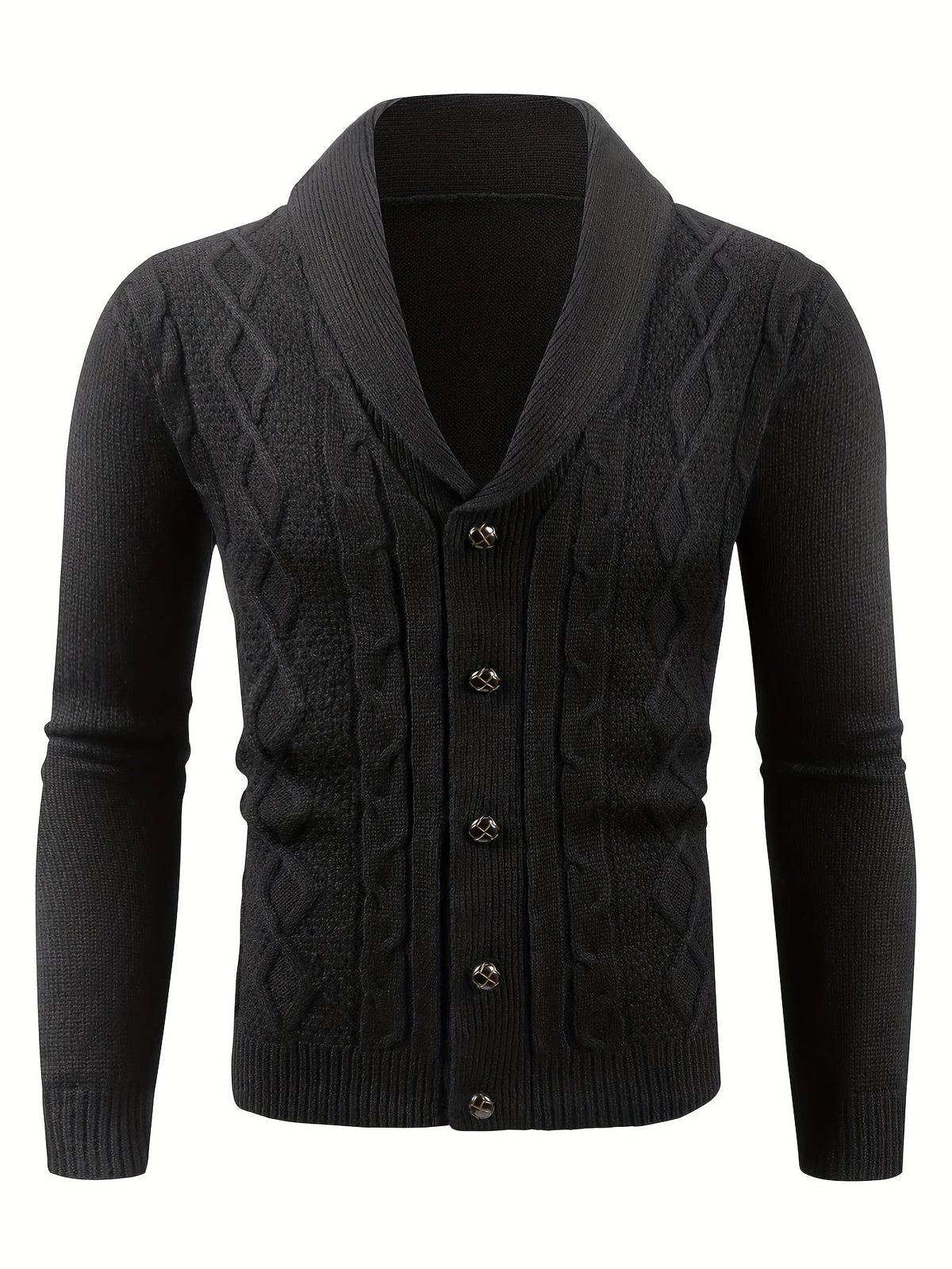 Men's Shawl Collar Cardigan