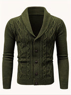 Men's Shawl Collar Cardigan