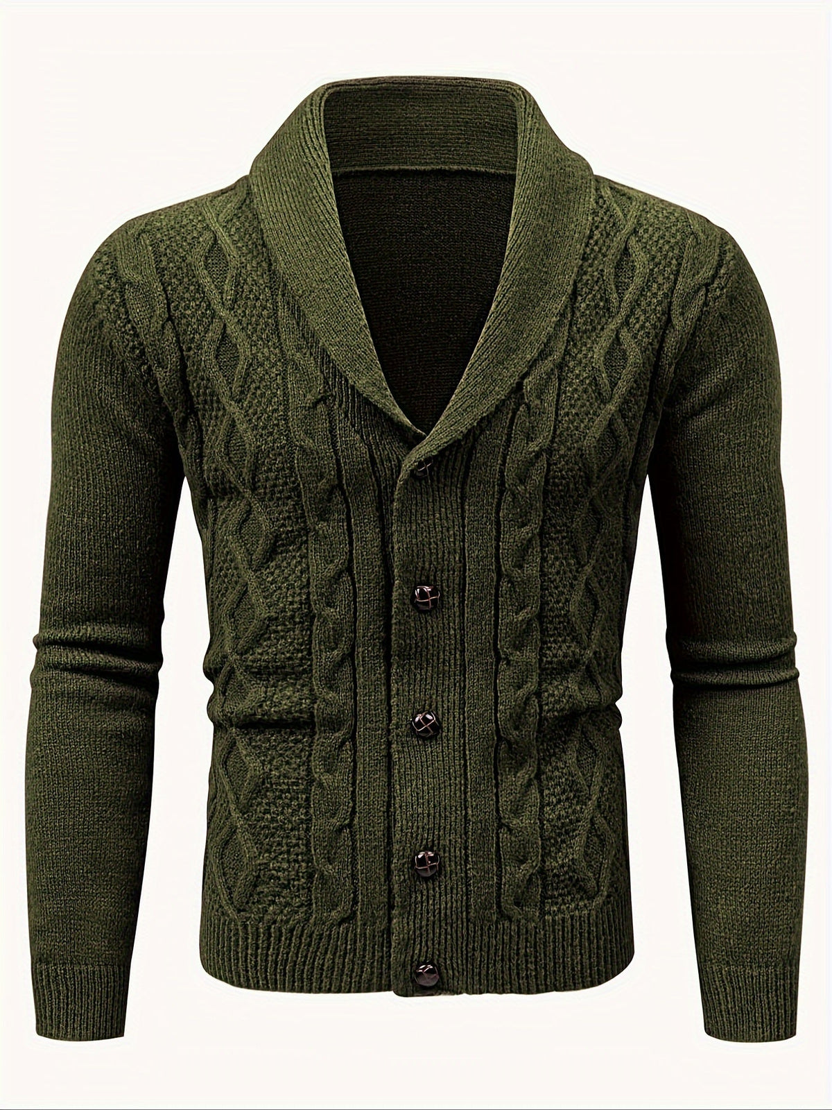 Men's Shawl Collar Cardigan