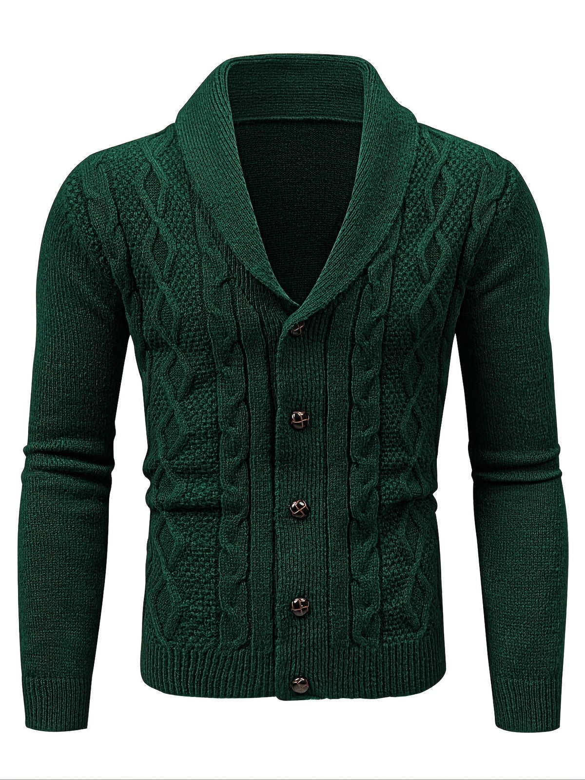 Men's Shawl Collar Cardigan