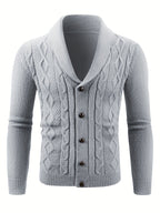 Men's Shawl Collar Cardigan