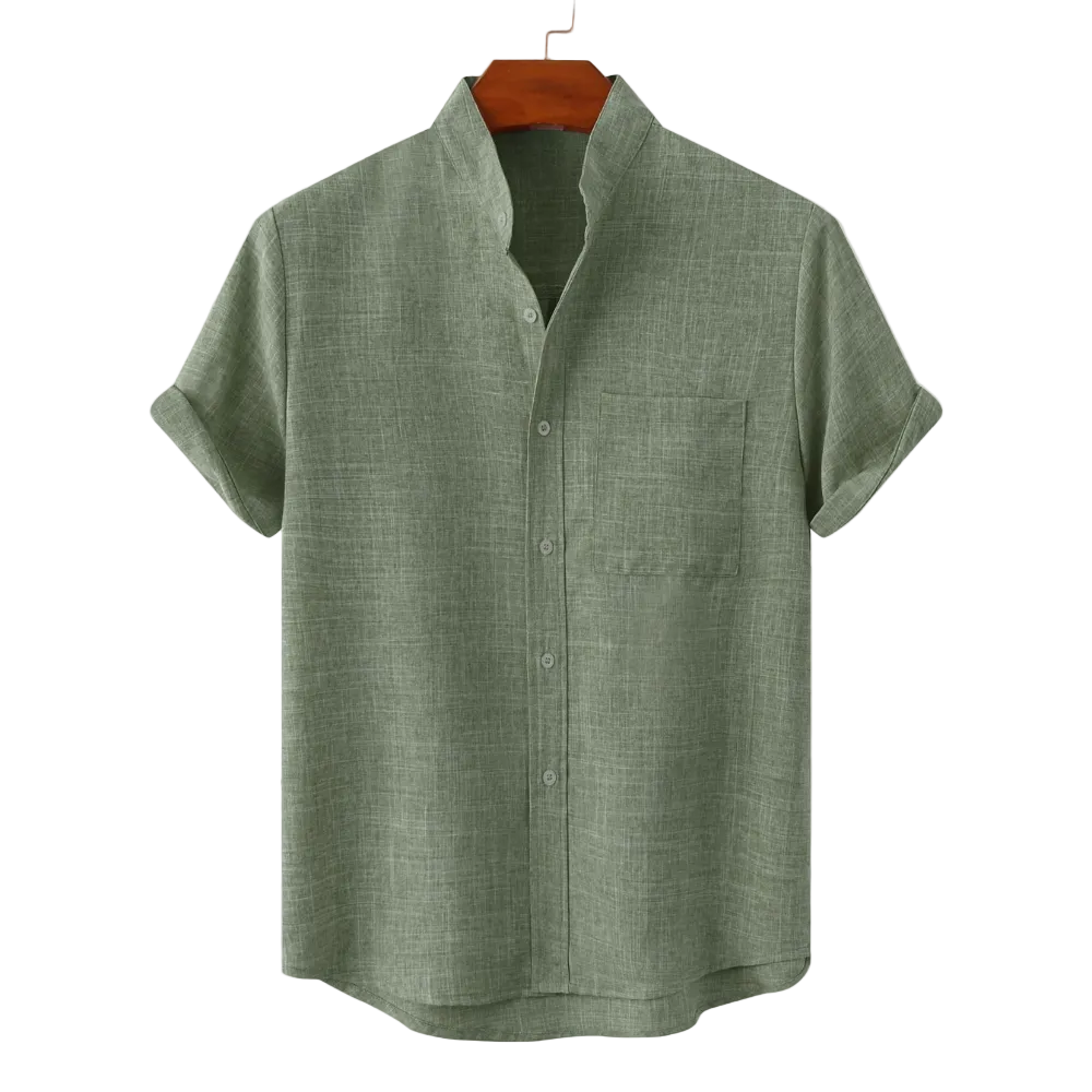 Men's Short Sleeve Button Shirt