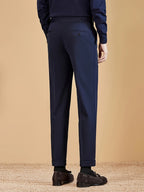 Men's Side Adjuster Pleated Trousers