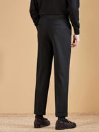 Men's Side Adjuster Pleated Trousers