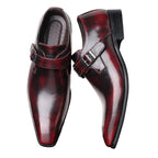 Men's Side Buckle Shoes