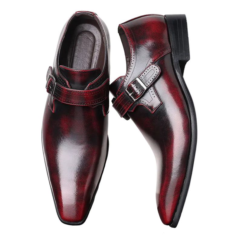 Men's Side Buckle Shoes