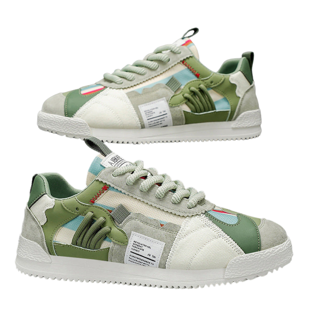 Men's Side Label Lace Sneakers