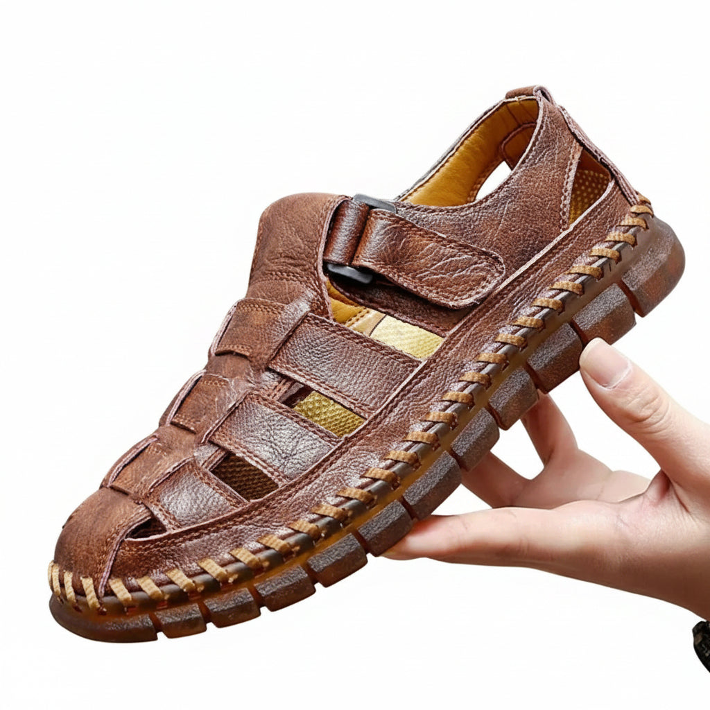 Men's Side Opening Strap Sandals